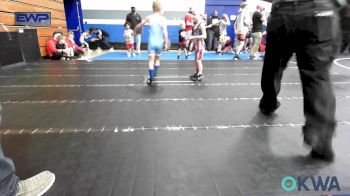 40 lbs Quarterfinal - Cole Calabrese, Little Axe Takedown Club vs Jenson Inger, Powerhouse Wrestling Club