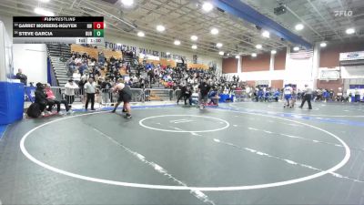 285 lbs Champ. Round 1 - Steve Garcia, Rubidoux vs Garret Morberg-Nguyen, Harvard-Westlake