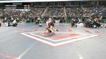 8A - 120 lbs Semifinal - Hannah Carty, Willow Spring vs Harley Hardin, Hoke County High School