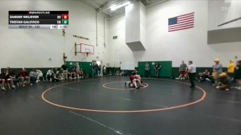 106 lbs Round 2 - Tristan Galovich, Thermopolis vs Zander Weliever, Riverton