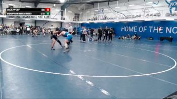 Silver 197 lbs Cons. Round 4 - Jace Wolf, University Of Dubuque vs Benjamin Helminski, Luther