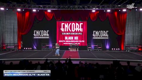 South Beauregard Elite - Black Ice [2025 Novice Exhibition (Cheer) Day 1] 2025 Encore Grand Nationals