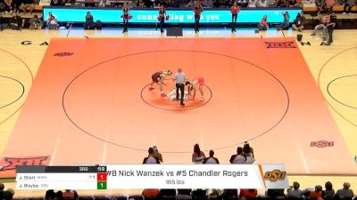 165lbs: Chandler Rogers, Oklahoma State vs Nick Wanzek, Minnesota