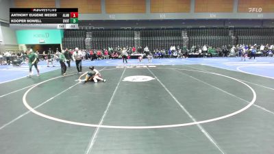 120 lbs Consi Of 16 #1 - Anthony Eugene Meder, Alamosa vs Kooper Nowell, Canyon View UT