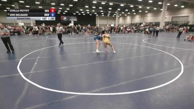 140 lbs Quarters - Stella Pettitt, Team Nazar Training Center vs Zoe Delgado, Casa De Lucha Wrestling Club
