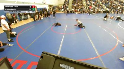53 lbs Cons. Round 1 - Liyana Khan, Threshold Wrestling Club vs Caroline Angel, Reign WC
