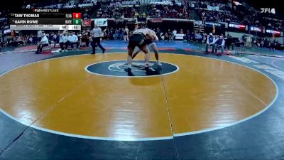 AA - 285 lbs Cons. Round 2 - Taw Thomas, Flathead (Kalispell) vs Gavin Rowe, Butte