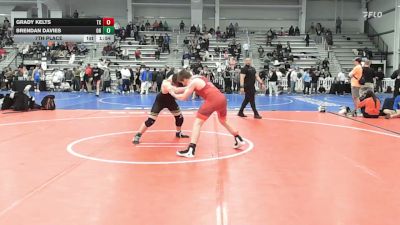 170 lbs 7th Place - Grady Kelts, TX vs Brendan Davies, OH