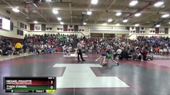 126 lbs Cons. Round 1 - Tysen Stangel, Osage vs Michael Poulette, Christian Brothers College