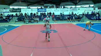 134 lbs Placement (4 Team) - Martin (MJ) Chavez Jr, Salpointe Catholic High School vs Romeo Chavez, Santa Cruz Valley Union High School