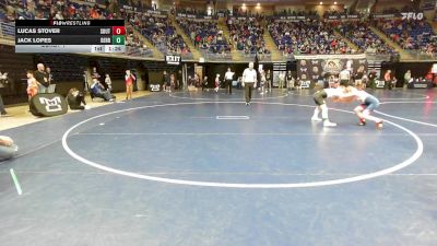 90 lbs Consy 1 - Lucas Stover, Southern York vs Jack Lopes, Derry