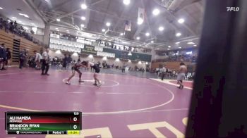 120 lbs Cons. Semi - Ali Hamzia, Redwood vs Brandon Ryan, Murrieta Valley