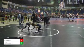 Consolation - Devon Dietz, Valley Wrestling Club vs James Pantoja, Bear Cave