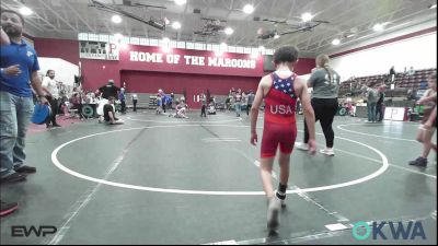 61 lbs Rr Rnd 5 - David Carraway, Rough Riders vs Michael Mairel, Perry Wrestling Academy