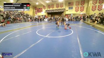 52 lbs Rr Rnd 4 - Christopher Waitkus, Team Tulsa Wrestling Club vs Garrett Potts, Wagoner Takedown Club
