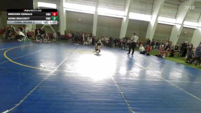 83 lbs Cons. Round 2 - Brecken Oswald, JWC vs Konn Brackett, Team Grand Valley Elite