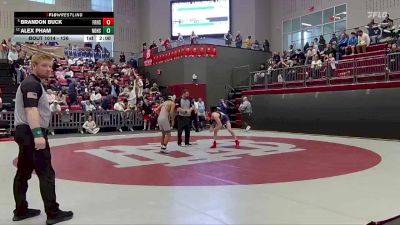 126 lbs Champ. Round 1 - Brandon Buck, Father Ryan High School vs Alex Pham, Notre Dame High School