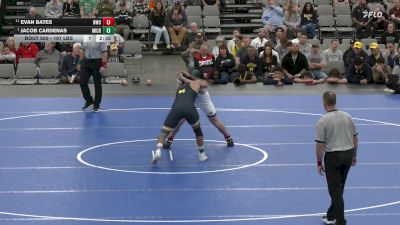 197 lbs Final - Evan Bates, Northwestern vs Jacob Cardenas, Michigan