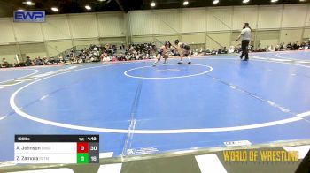 100 lbs Semifinal - Ashley Johnson, OK Supergirls Black vs Zurri Zamora, Sisters On The Mat Black