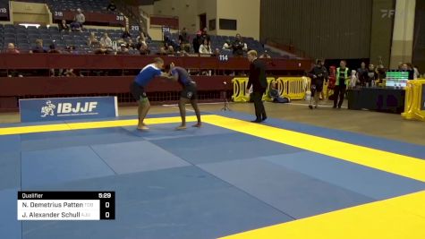 Nicholas Demetrius Patten vs Jayden Alexander Schull 2024 Pan IBJJF Jiu-Jitsu No-Gi Championship
