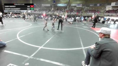 49 lbs Rr Rnd 5 - Cash Harvey, Steel City Reloaded WC vs Joseph Daugherty, Pueblo County WC