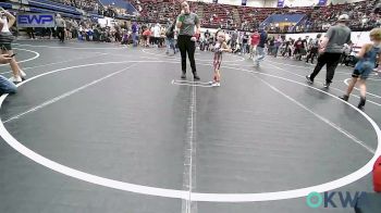 40 lbs Quarterfinal - Boston Flinn, Team Worx Wrestling Club vs Beckett Loftus, Carl Albert