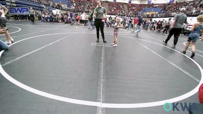 40 lbs Quarterfinal - Boston Flinn, Team Worx Wrestling Club vs Beckett Loftus, Carl Albert