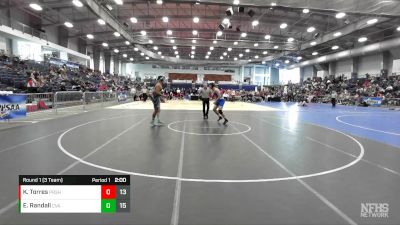 189 lbs Round 1 (3 Team) - Ethan Randall, Central Valley Academy vs Kevin Torres, Pearl River Sr HS
