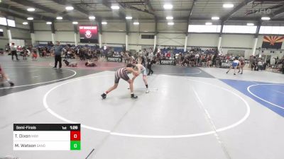 102 lbs Semifinal - Teagan Dixon, WAR Wrestling Club vs Maxx Watson, Sandpoint Legacy WC