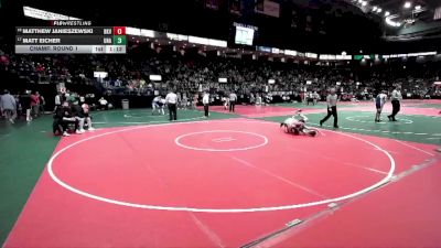 167 lbs Champ. Round 1 - Matt Eicher, Unattached vs Matthew Janieszewski, BKV1