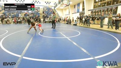 64 lbs 3rd Place - Drew Lawson, Ponca City Wildcat Wrestling vs Gary Stroud, Barnsdall Youth Wrestling