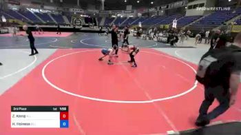 130 kg 3rd Place - Zackary Kemp, All American Training Center vs Holden Hoiness, Billings WC