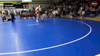 138 lbs Quarterfinal - Will Griswold, Center Point-Urbana vs Rylan Gaul, West Delaware, Manchester