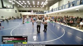 58-61 lbs Round 3 - Maxwell Motta, Sanderson Wrestling Academy vs Ryker Hanna, Westlake