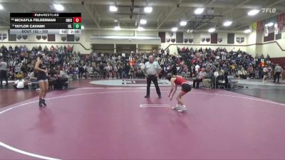 105 lbs Round 2 - Taylor Cavanh, Iowa City Liberty vs Mckayla Felderman, Union Community
