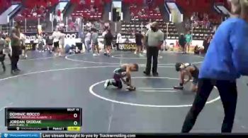 56 lbs Round 5 (6 Team) - Dominic Rocco, Donahue Wrestling Academy vs Jordan Skodak, ARES Black