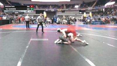 7A 120 lbs Champ. Round 1 - Eli Sanders, Smiths Station Hs vs Tristan Nail, Thompson HS