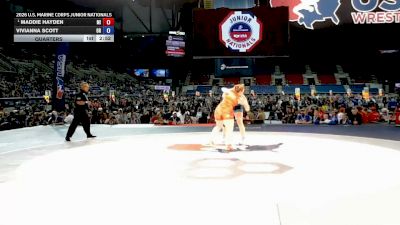 207 lbs Quarters - Maddie Hayden, Michigan vs Vivianna Scott, Oregon