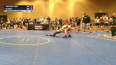 88 lbs 1st Place Match - Grayden Paris, Orchard Wrestling Club vs RJ Shay, Bad Karma