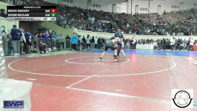 110 lbs Consi Of 32 #2 - Brock Swickey, Cashion vs Jixxer McClain, Claremore Wrestling Club