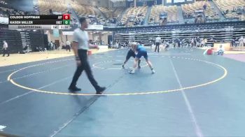149 lbs Quarterfinal - Kasen Miller, Unattached vs Colson Hoffman, Air Force Prep