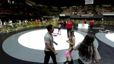 94 lbs Champ. Rd Of 16 - Eliana Gonzalez vs Evalin Thompson, The Snake Pit