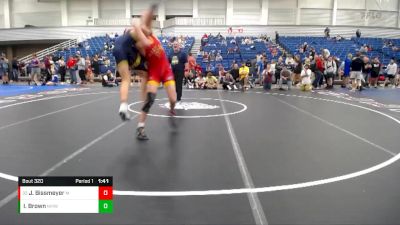 123 lbs Cons. Round 4 - John Bissmeyer, Cathedral vs Isaac Brown, Nmwa