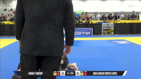 Lukas T Cherep vs Jose Carlos Cortez Lopez 2025 World IBJJF Jiu-Jitsu No-Gi Championship