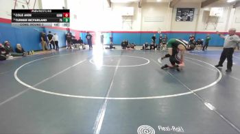 Boys 157 lbs Cons. Round 3 - Cole Akin, Gunn Boys vs Turner Mcfarland, Palo Alto Boys