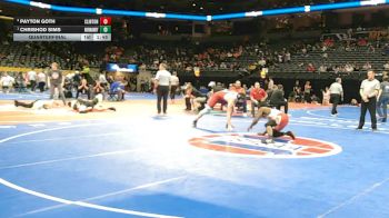 175 Class 2 lbs Quarterfinal - Chrishod Sims, Normandy Collaborative vs Payton Goth, Clinton