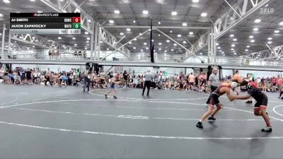 110 lbs Round 5 (8 Team) - Jaxon Zapatocky, Mat Assassins Grey vs AJ Smith, Barn Brothers WC