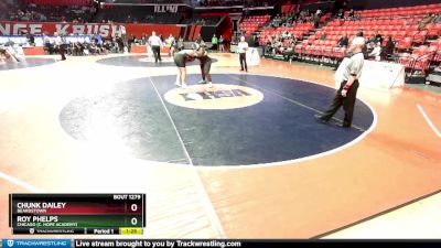 1A 285 lbs Cons. Round 2 - Chunk Dailey, Beardstown vs Roy Phelps, Chicago (C. Hope Academy)
