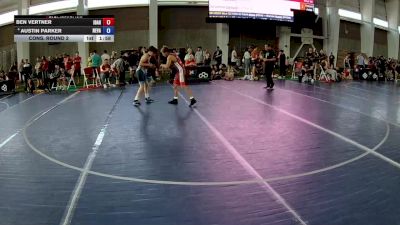 110 lbs Cons. Round 2 - Ben Vertner, Idaho vs Austin Parker, Nevada