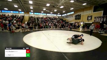 285 lbs Round Of 16 - Andrew Shubert, Southington vs Joseph Bell, Norwalk